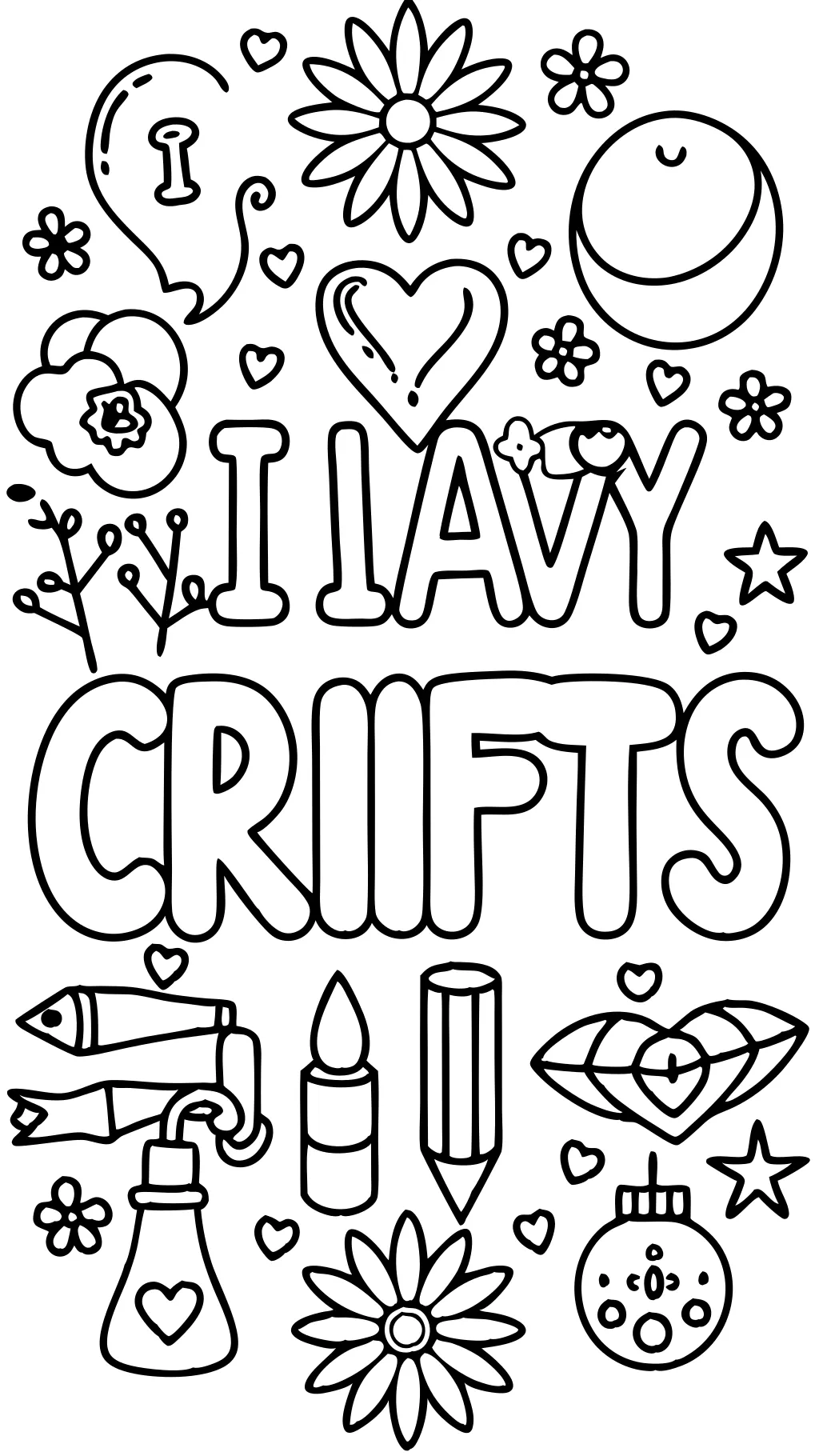 i heart crafty things coloring pages